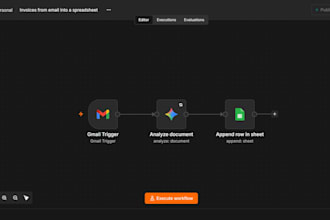 automate invoice data entry into your spreadsheet