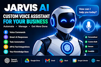 build a custom jarvis ai voice assistant for your business