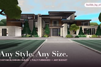 build your dream bloxburg house or any build you can imagine