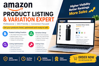 help with amazon listing amazon variation and product listing