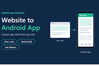 convert your website into a custom android app