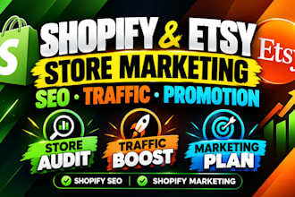 shopify store marketing etsy shop marketing shopify etsy seo traffic promotion