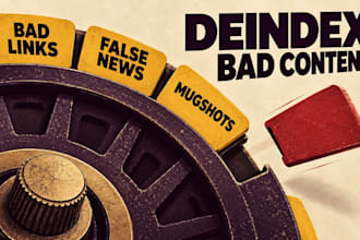 deindex bad google links, false news, mugshots, arrest records and bad articles