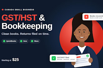 do canada gst hst filing and bookkeeping in quickbooks