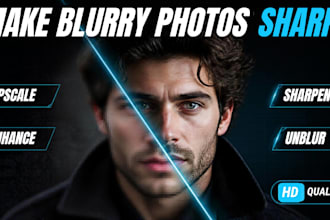 upscale, enhance, sharpen and unblur low quality images