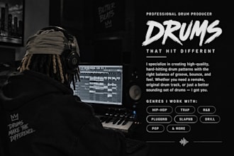 remake your ai generated drums to make them sound human