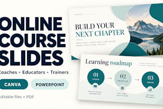 design clear canva course slides for moodle lms coaches educators and trainers