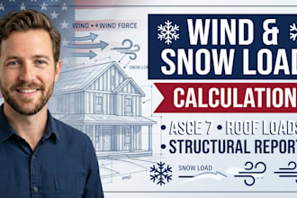 calculate wind and snow loads for your structural project