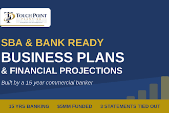 write an sba and bank ready business plan