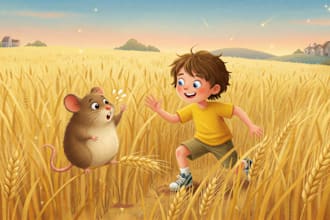 children story book illustration children story children story book illustration