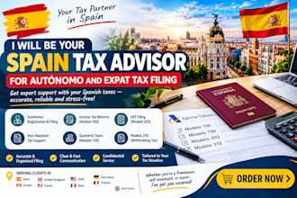 be your spain tax advisor for autonomo and expat tax filing