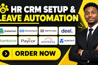 setup calamari connecteam rippling deel bamboohr paycor workday hcm hubstaff hr