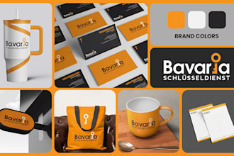 design a modern logo and complete brand identity for your business