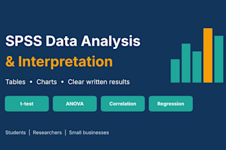 do spss data analysis and interpret research results