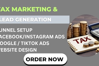 tax marketing income tax lead generation booking leads