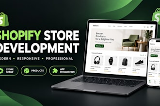 build a professional shopify store for your business