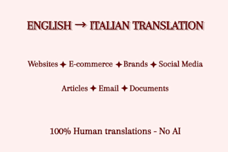 english to italian translation