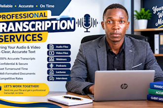 provide accurate audio and video transcription