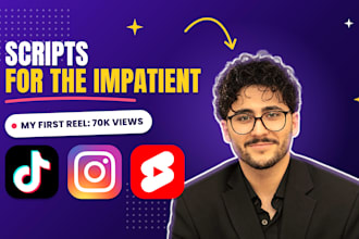 write reels and tiktok scripts with hooks that stop the scroll