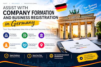 assist with company formation and business registration in germany
