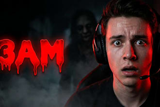 design scary horror youtube thumbnails that boost CTR