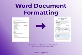 professionally format your word document