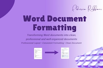 professionally format your word document
