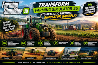 transform framing simulator 25 into reaiistic farming simulator gameplay