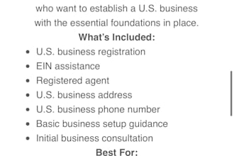 start and set up your US business as an entrepreneur