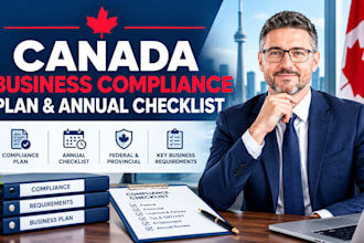 create a canada business compliance plan and annual checklist