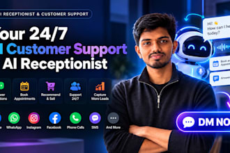 build your 24x7 ai customer support and ai receptionist