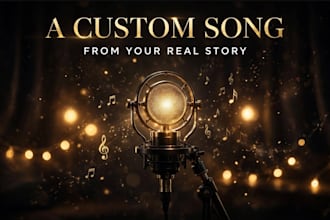create a personalized custom song for your wedding birthday or proposal