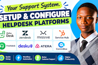 setup thrivedesk gladly front edesk freshservice kustomer connecteam servicenow