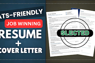 write an ats friendly resume and CV