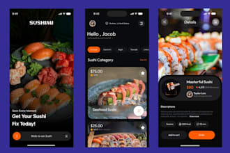 design mobile app uiux design in figma