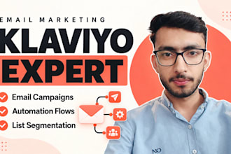 setup klaviyo email marketing flows, automation and shopify popups