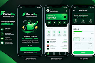 develop fintech app, loan app, payment app, wallet lending app