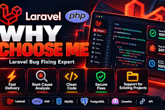 fix laravel PHP bugs, errors, and issues