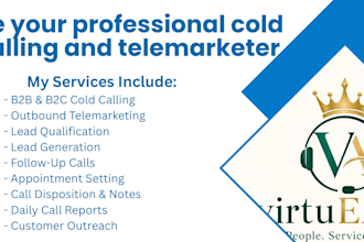 do professional outbound cold calling and telemarketing