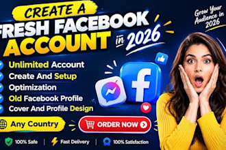 create facebook account for personal or business use, old fb profile