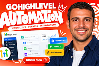 build gohighlevel lead follow up automation with email and SMS