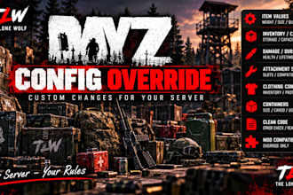 create or edit dayz config overrides for your server