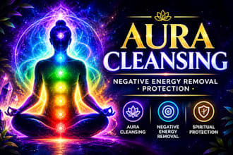 do powerful aura cleansing spell, negative energy removal, spiritual protection