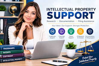 provide professional intellectual property and trademark support