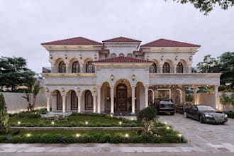 create photorealistic 3d exterior house renderings