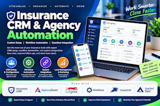 do insurance crm agencyzoom ezlynx workflows hawksoft appllied epic automation