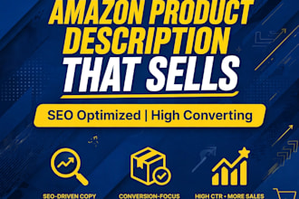 write amazon product description and shopify seo description