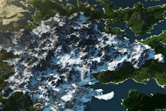 build a custom minecraft map, world terrain and structures