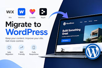 wix to wordpress clone website migration webflow to wordpress