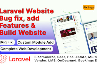 do laravel website bug fix, add features, build website